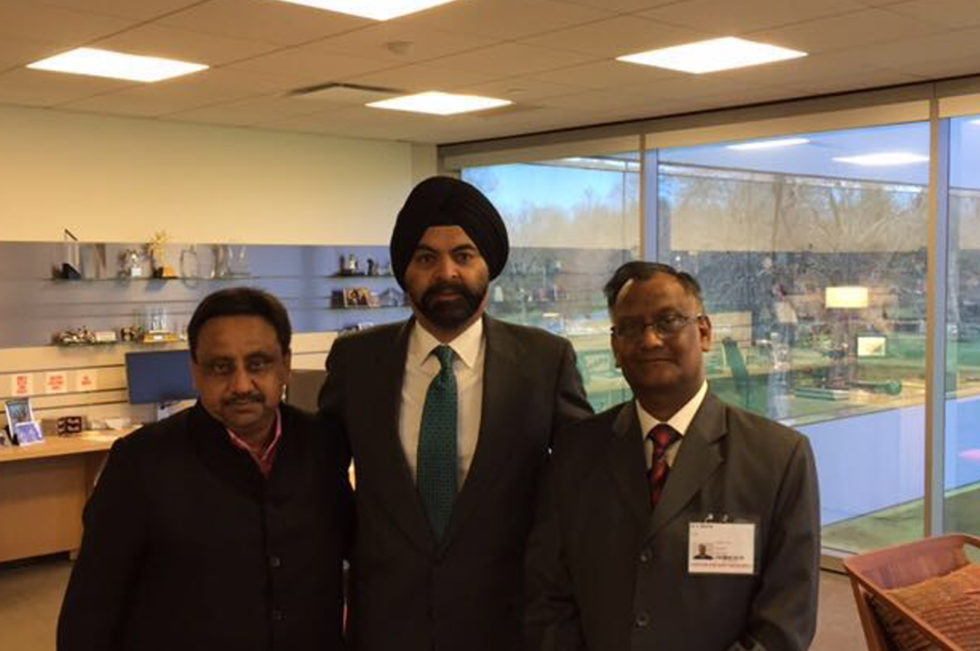 MasterCard Vice President Ravi Aurora And Vice-President – Public Policy (South Asia) Rohan Mishra During A Press Conference In New Delhi On Feb 6, 2017.