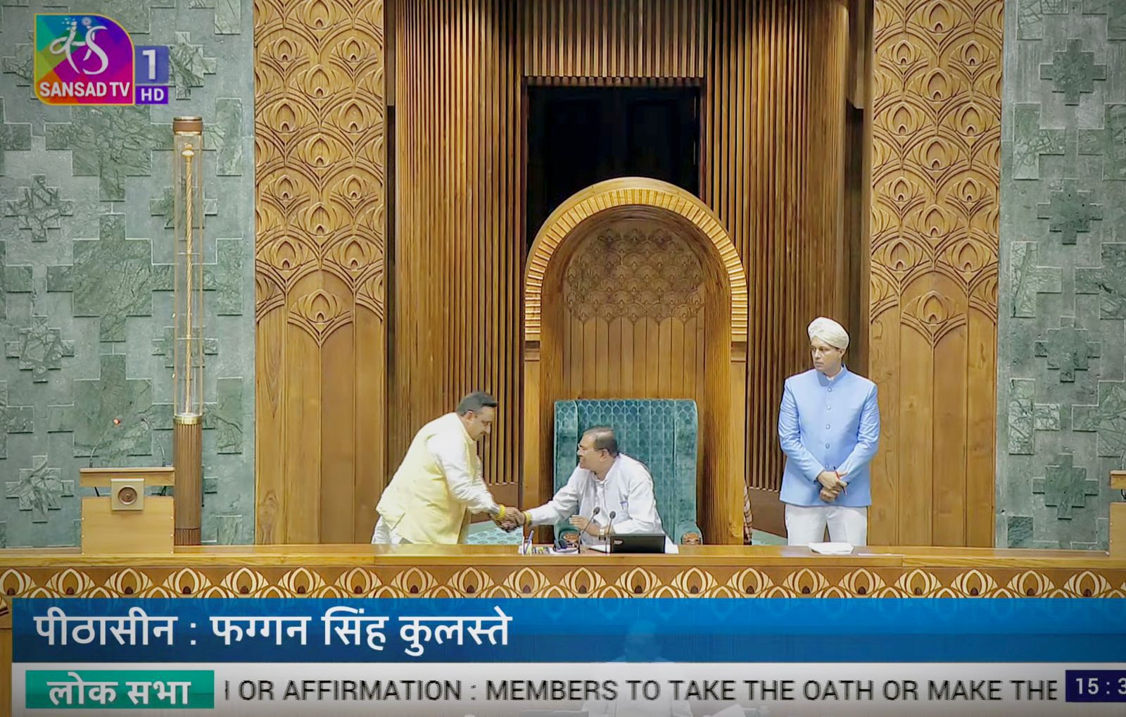 Khandelwal Pledges to Work Hard in Public Service After Taking Oath as Member of Parliament