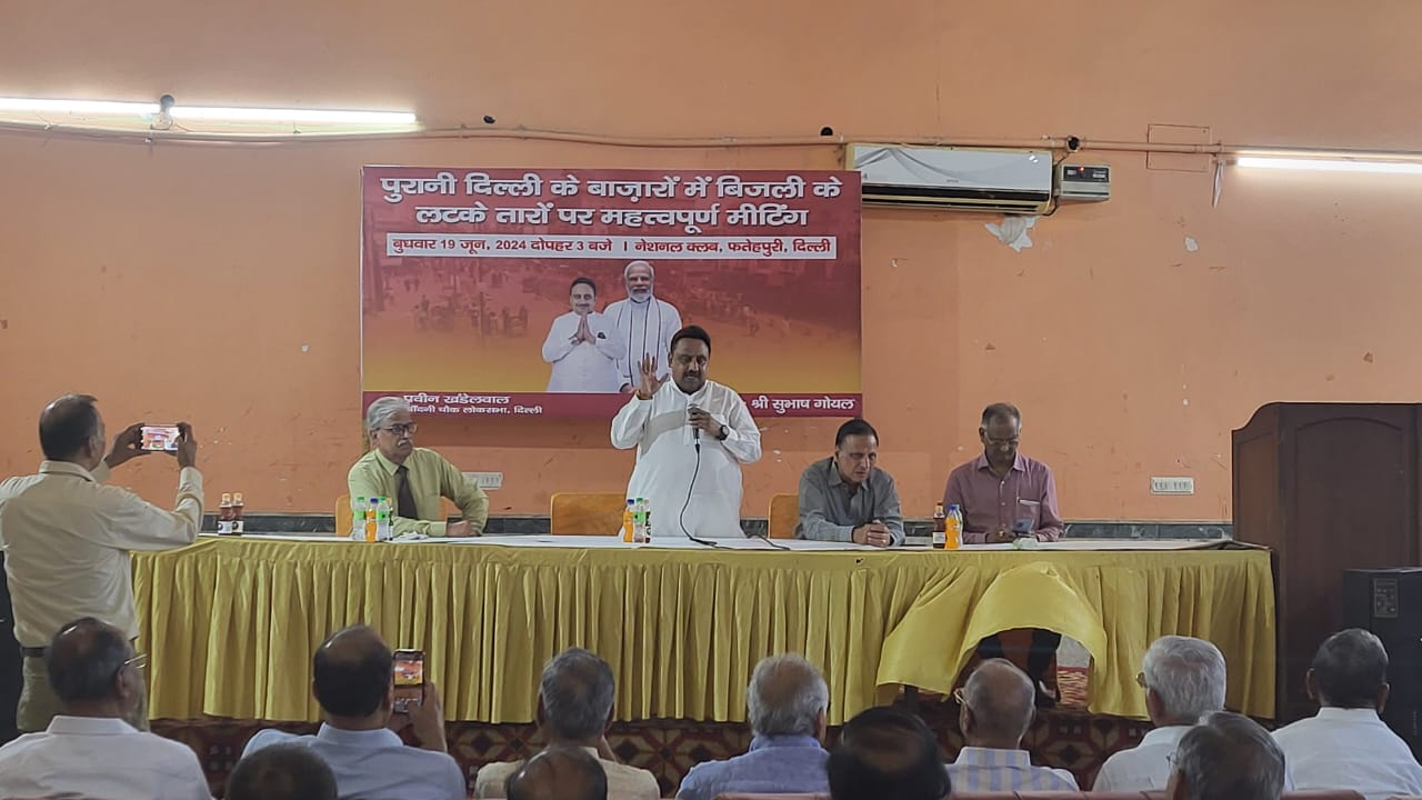 Soon, a Solution for the Hanging Electric Wires in the Streets of Chandni Chowk  Relief from the Threat of Short Circuits and Fires: Praveen Khandelwal